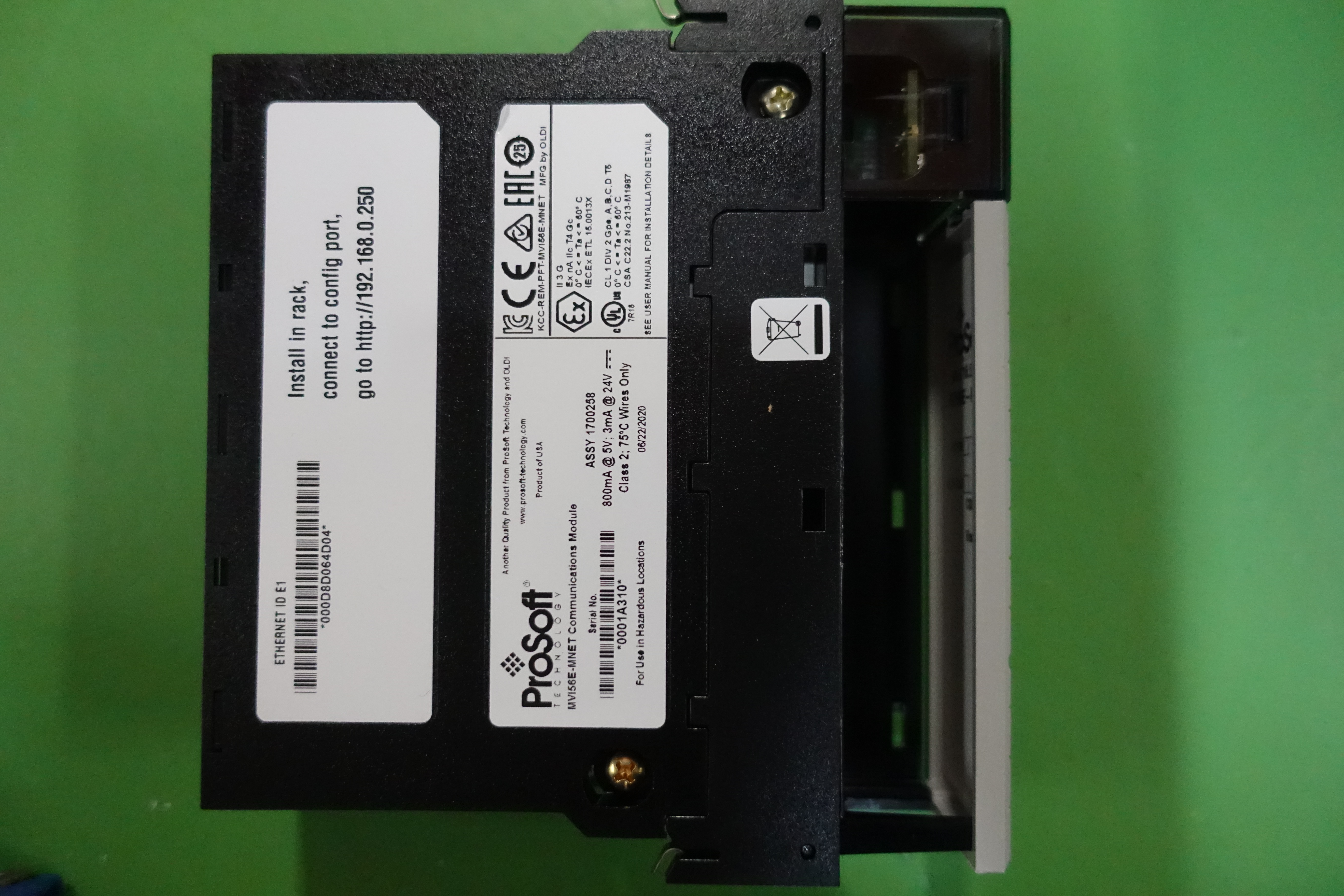 MODULE,MVI56E-MNET thumbnail