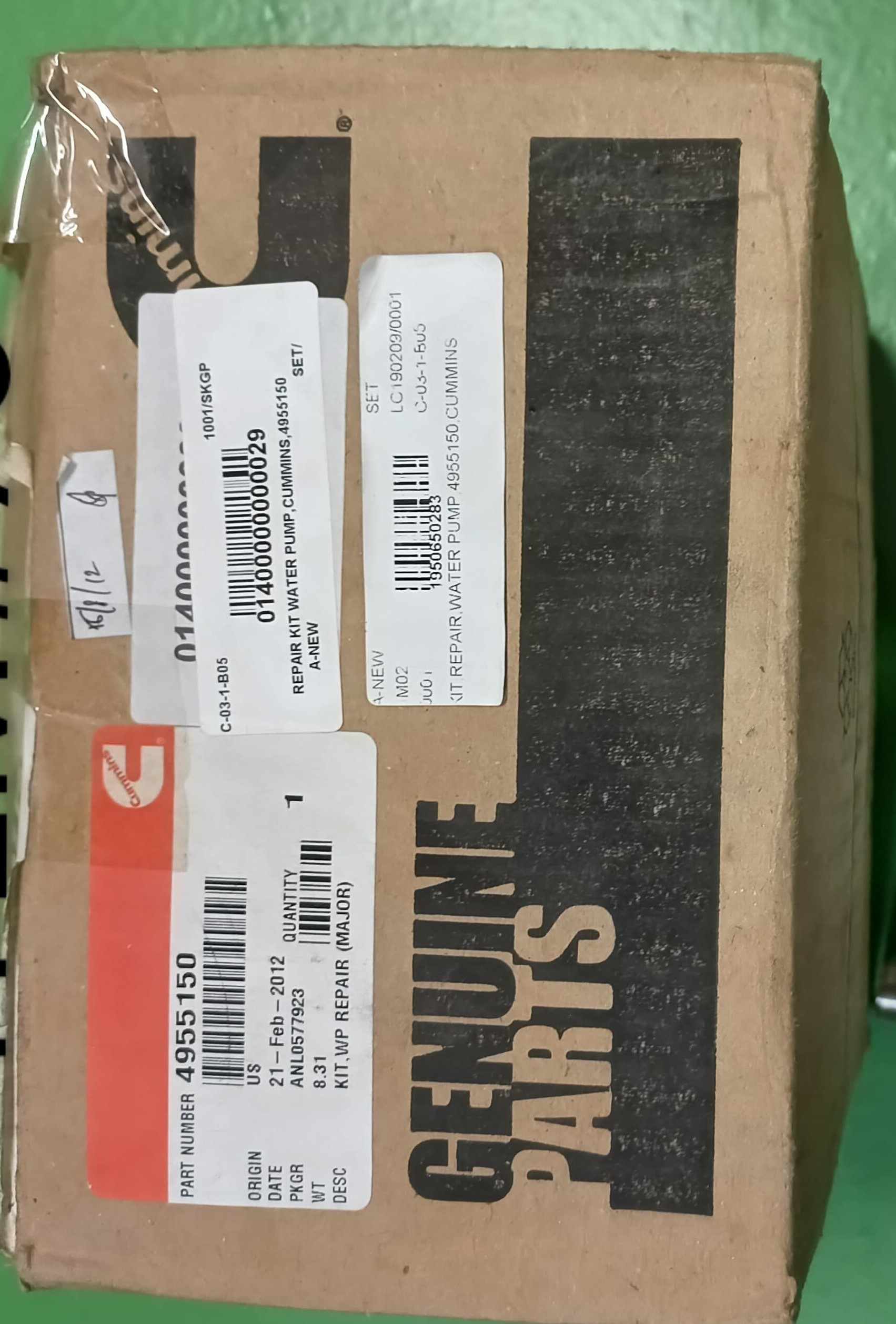 KIT,REPAIR,WATER PUMP,4955150,CUMMINS thumbnail