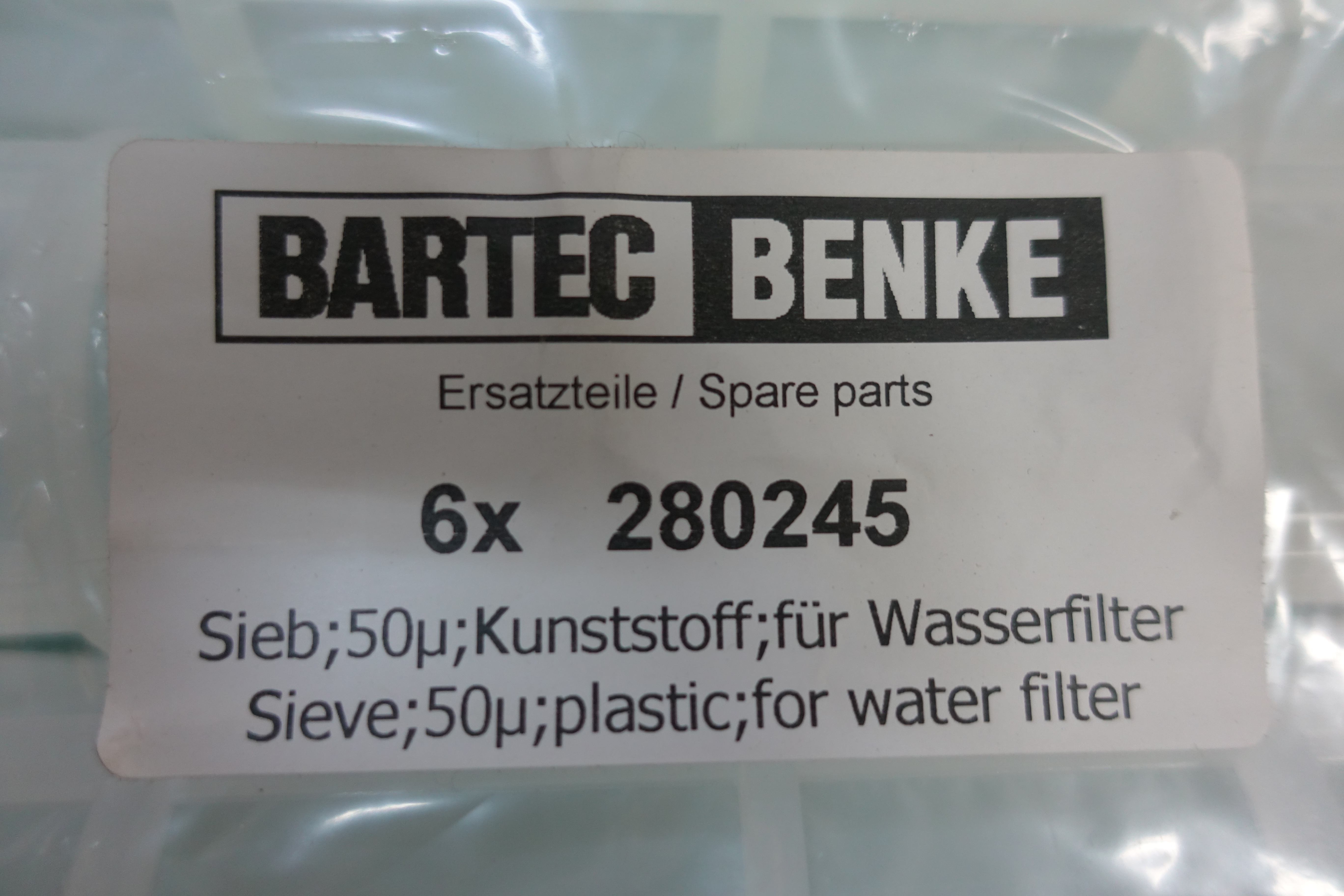 FILTER ELEMENT,CRTG,250MM,50MU,280245 thumbnail