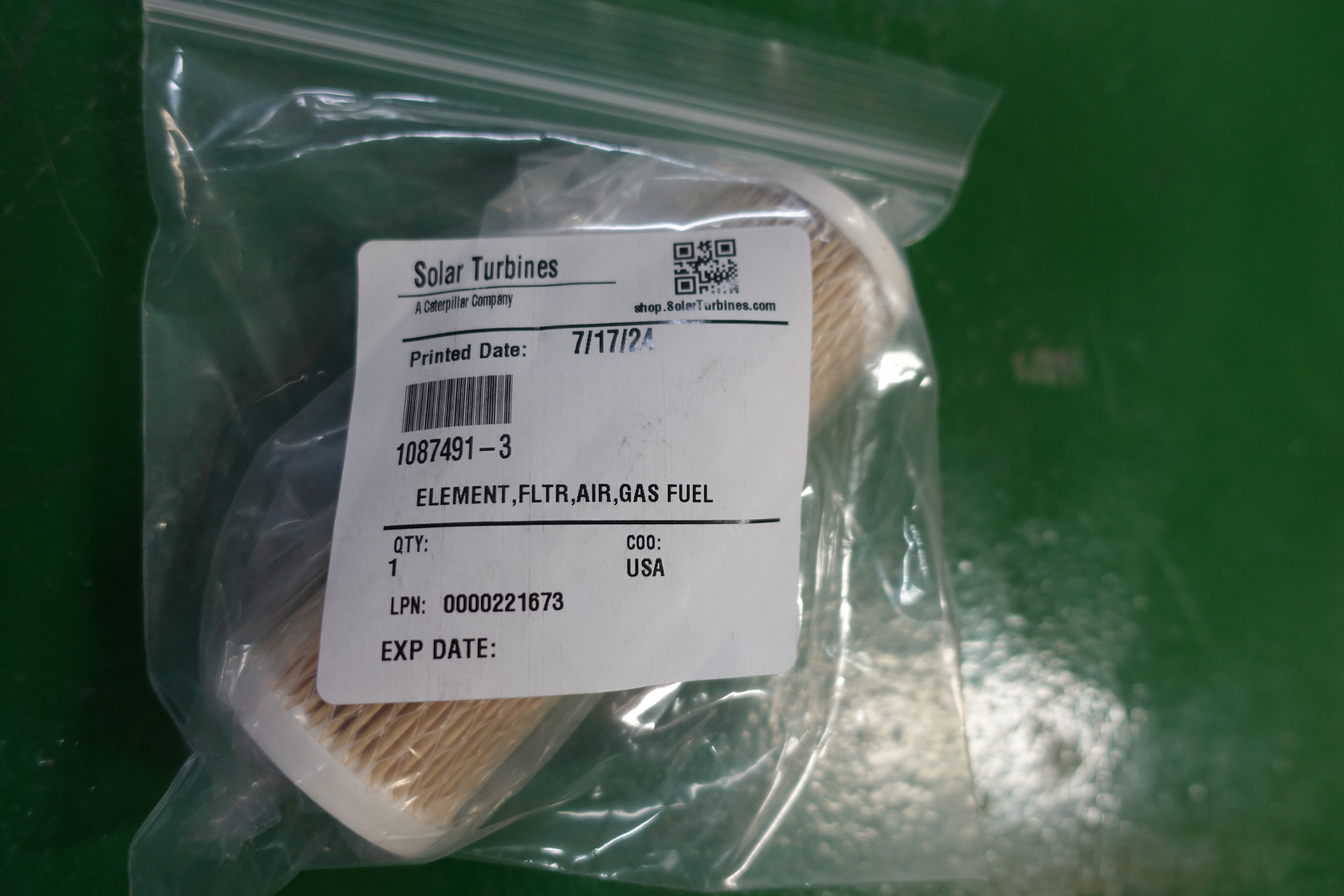 ELEMENT,FILTER,1087491-3 thumbnail