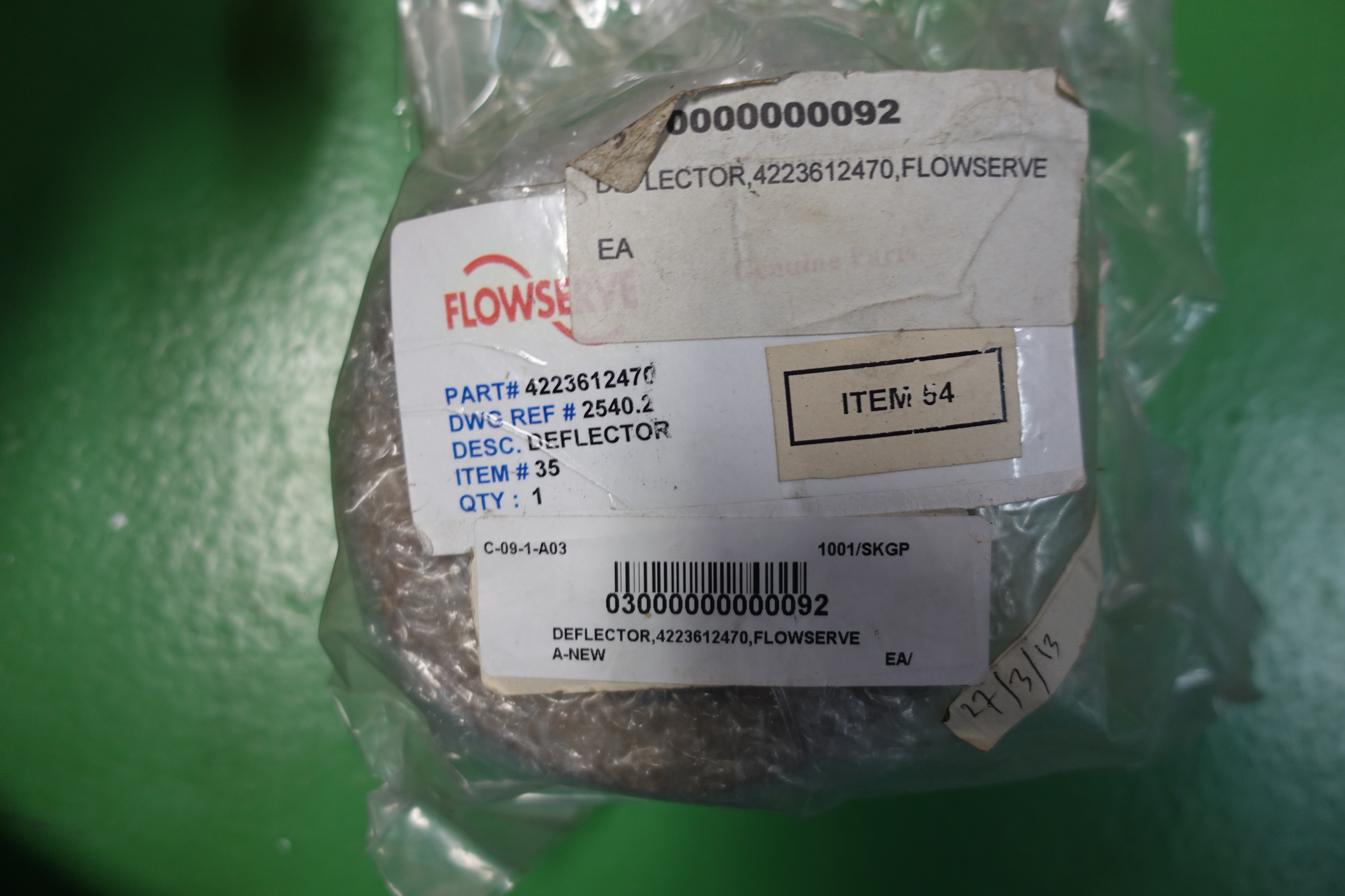 DEFLECTOR,4223612470,FLOWSERVE