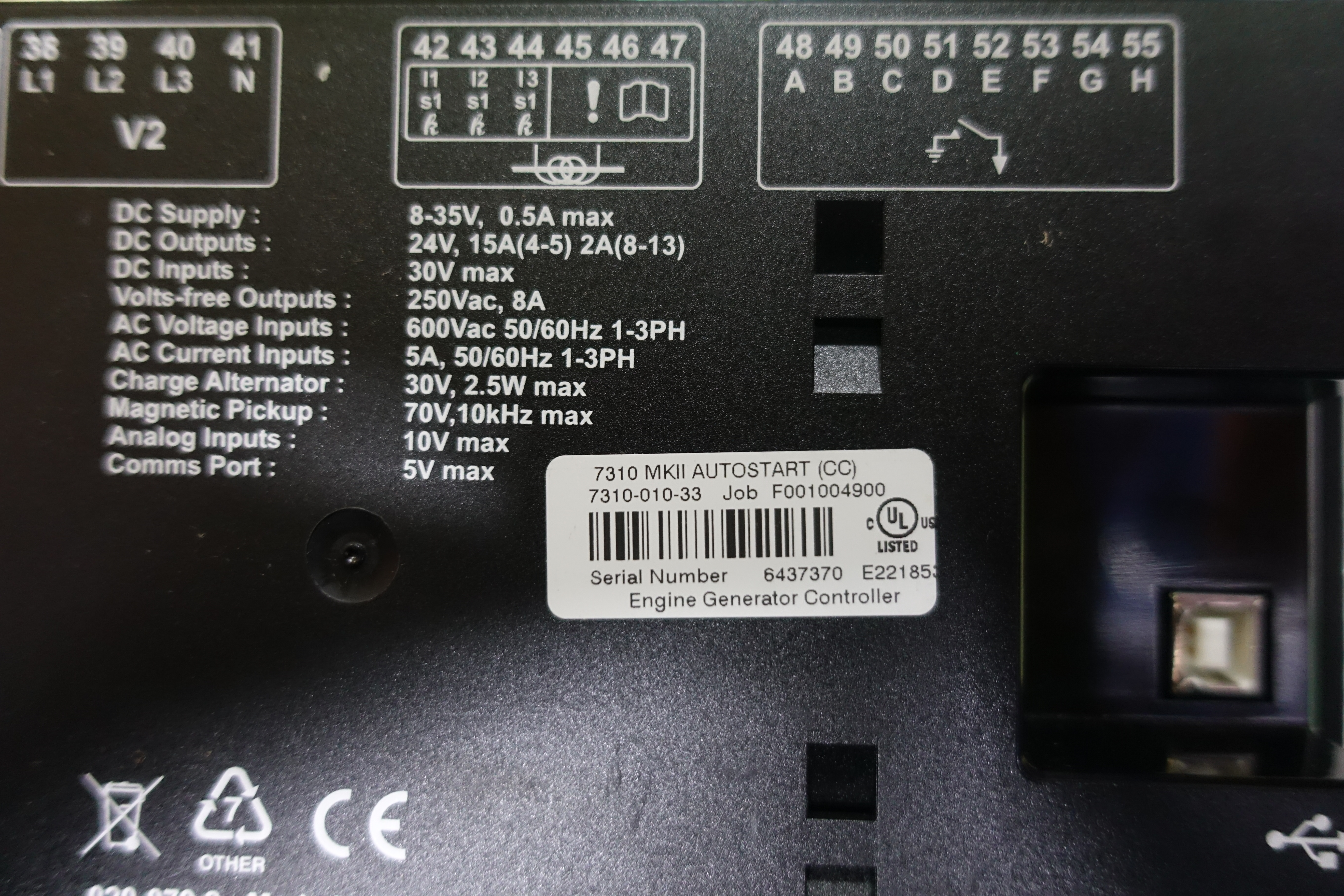 MODULE,DEEP SEA 7310,ELECTRONIC,PERKINS thumbnail
