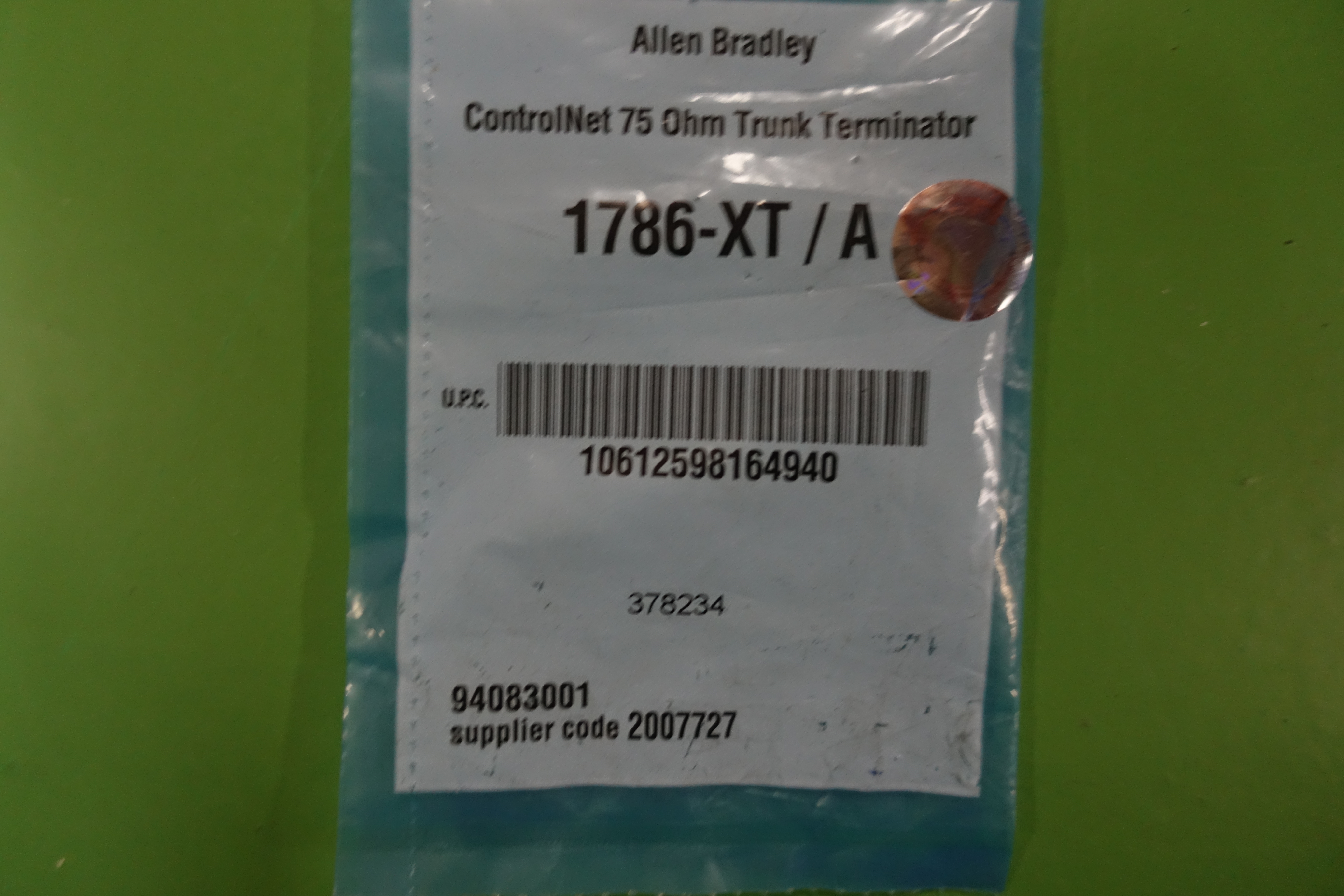 CONTROLNET,PLUG,TERMINATOR,1786-XT thumbnail
