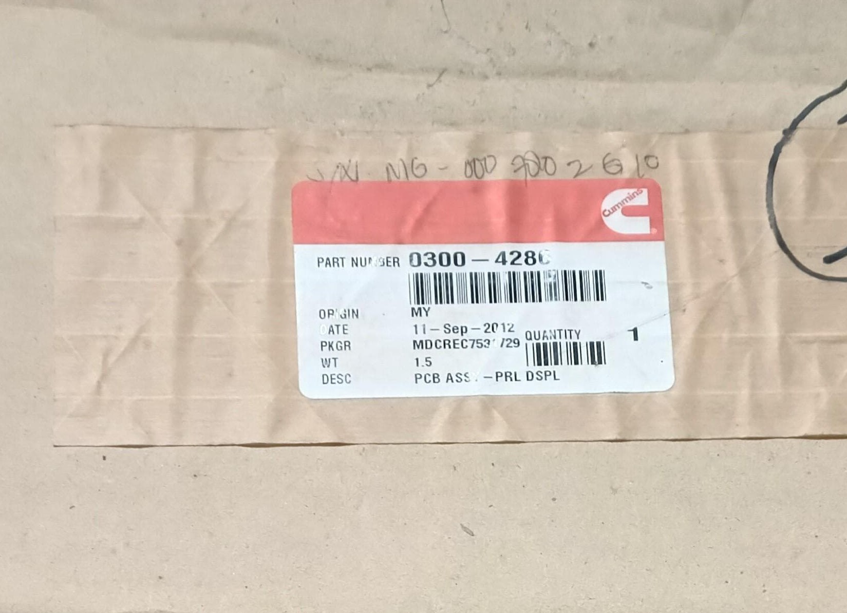 CARD,PCB,ASSEMBLY-PRL DISPLAY,300-4286 thumbnail