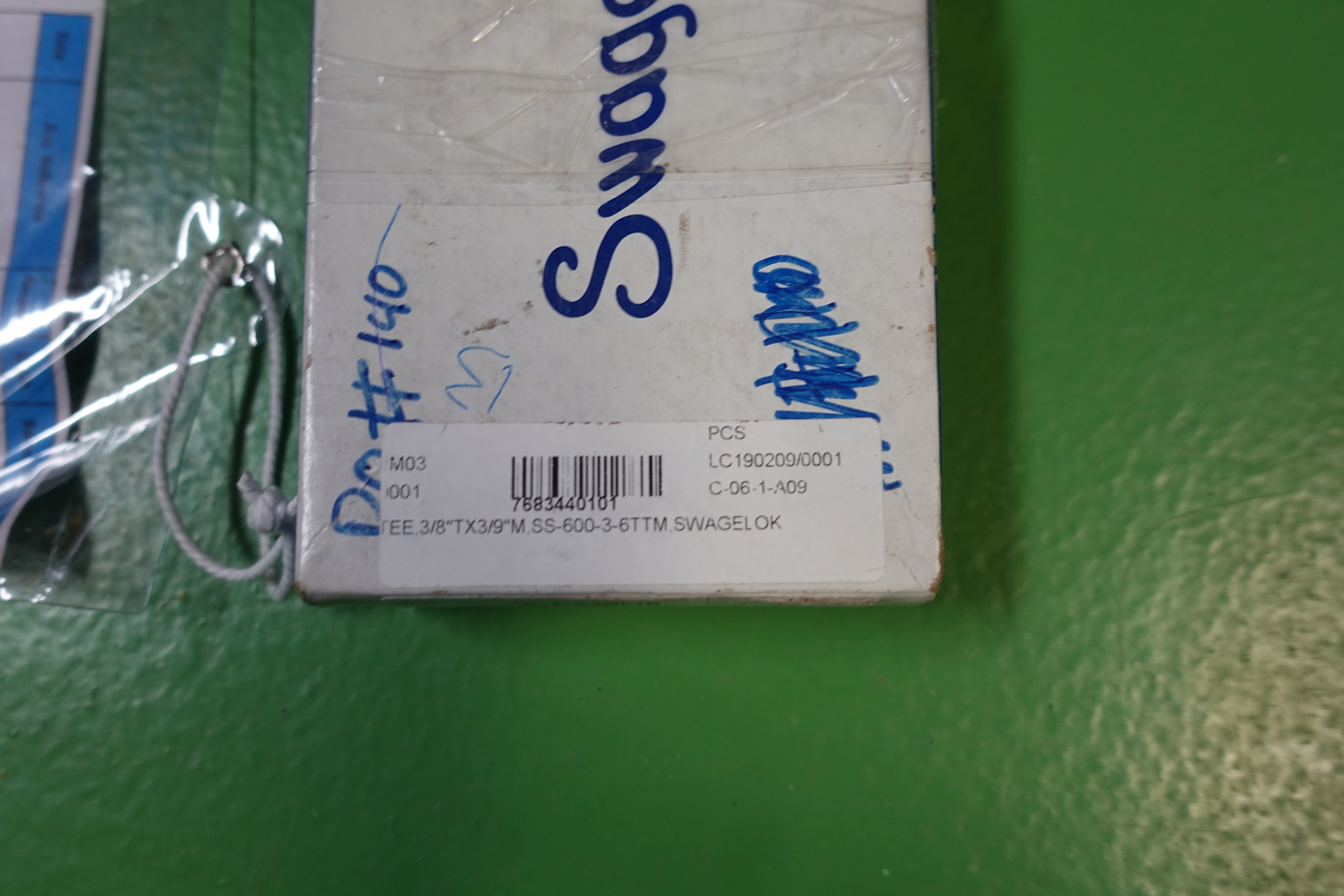 TEE,COMPR TYPE,SS316,7800PSI,3/8X3/8X3/+