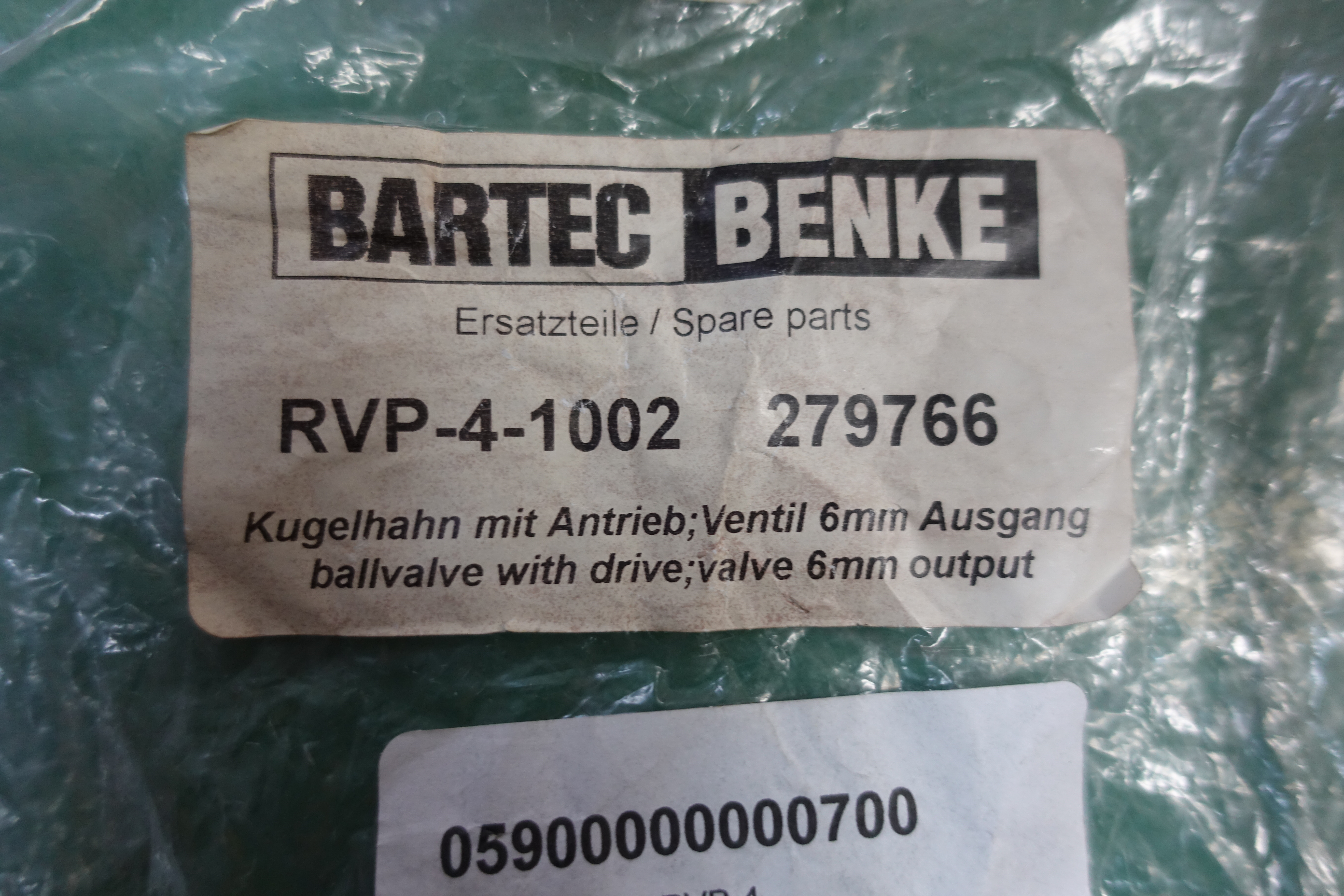 VALVE,BALL,RVP-4-1002,BARTEC,OUTPUT thumbnail