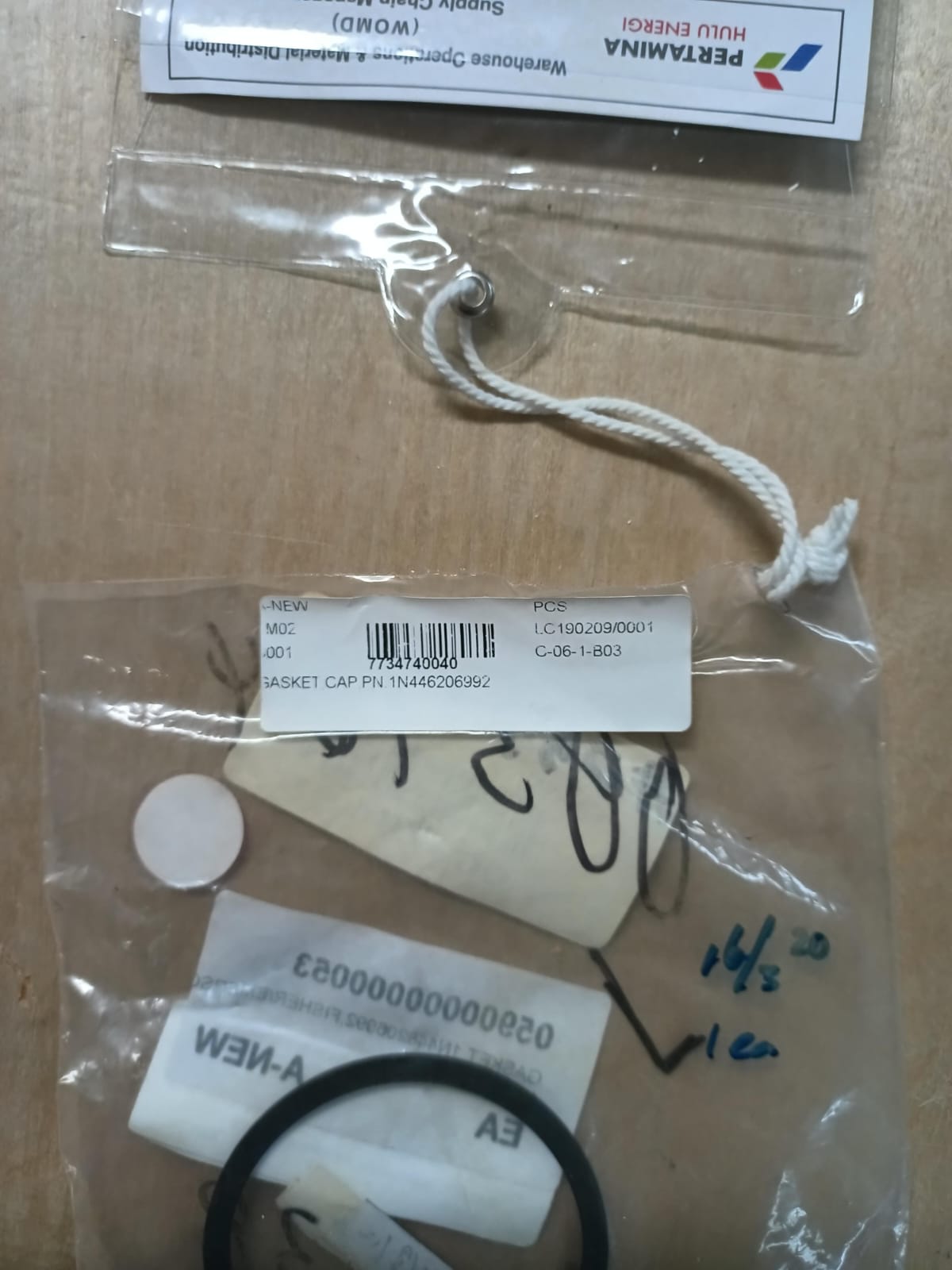 GASKET,CLOSING CAP,1N4462-06992 thumbnail