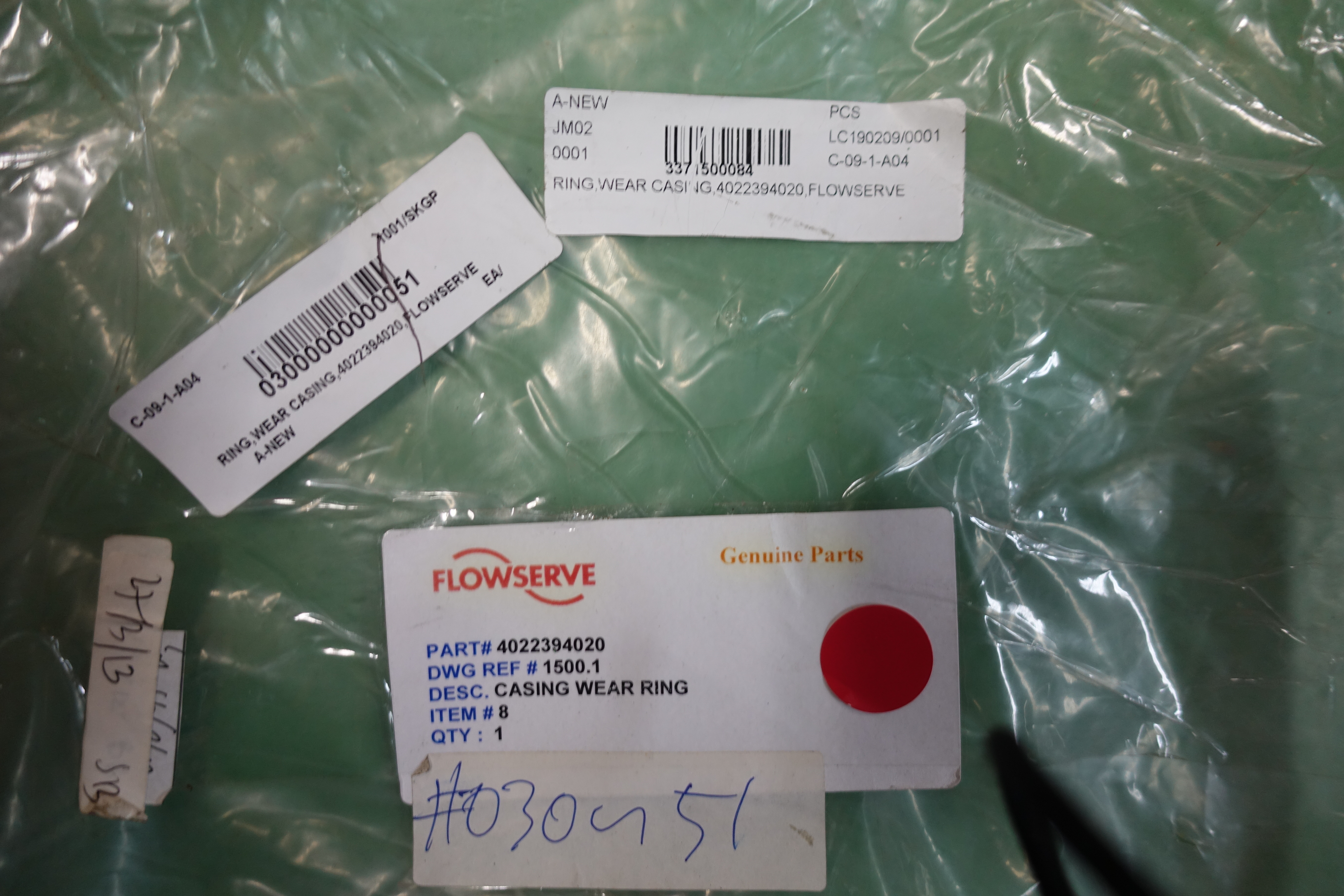 RING,WEAR CASING,4022394020,FLOWSERVE