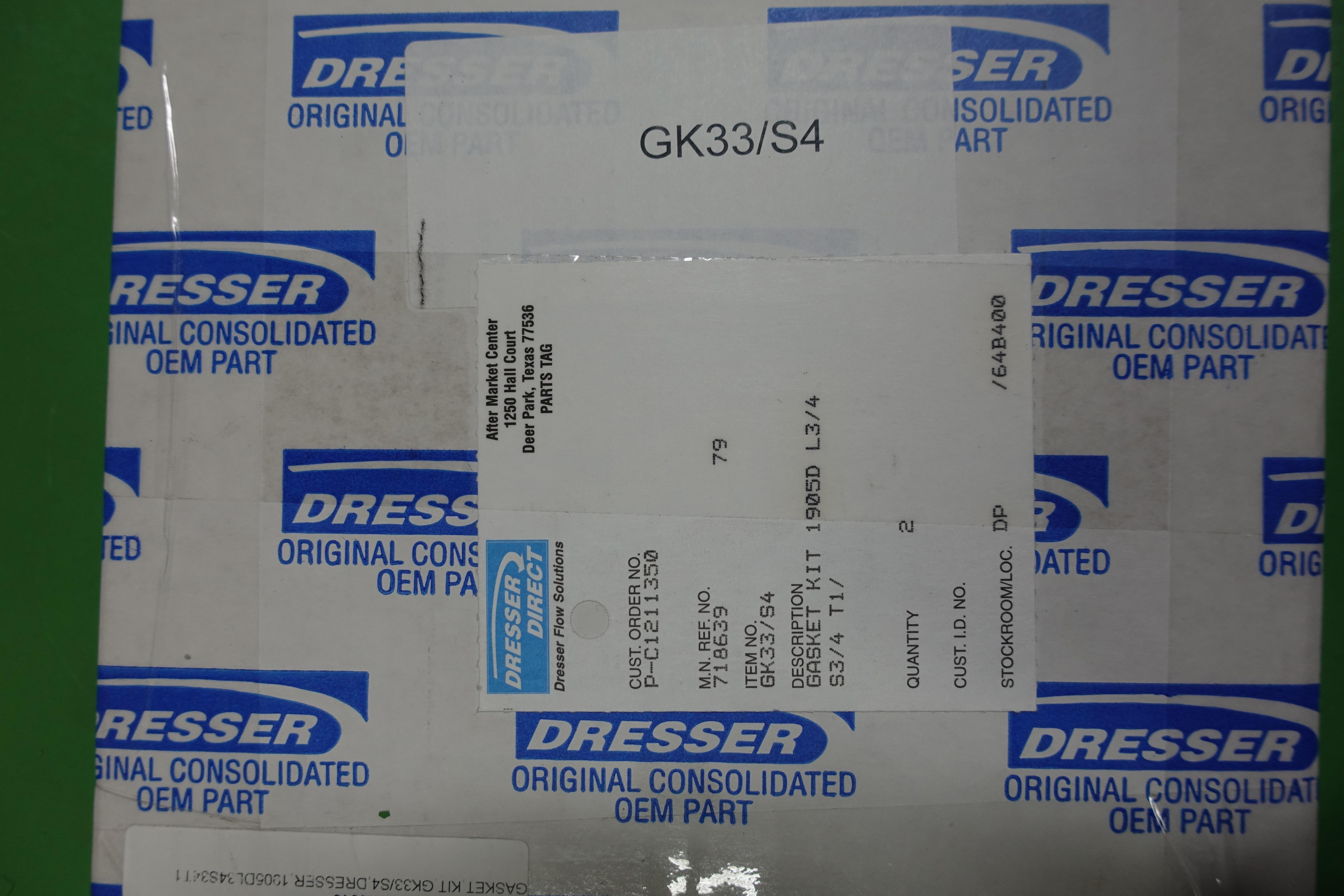 GASKET KIT,GK33/S4 thumbnail