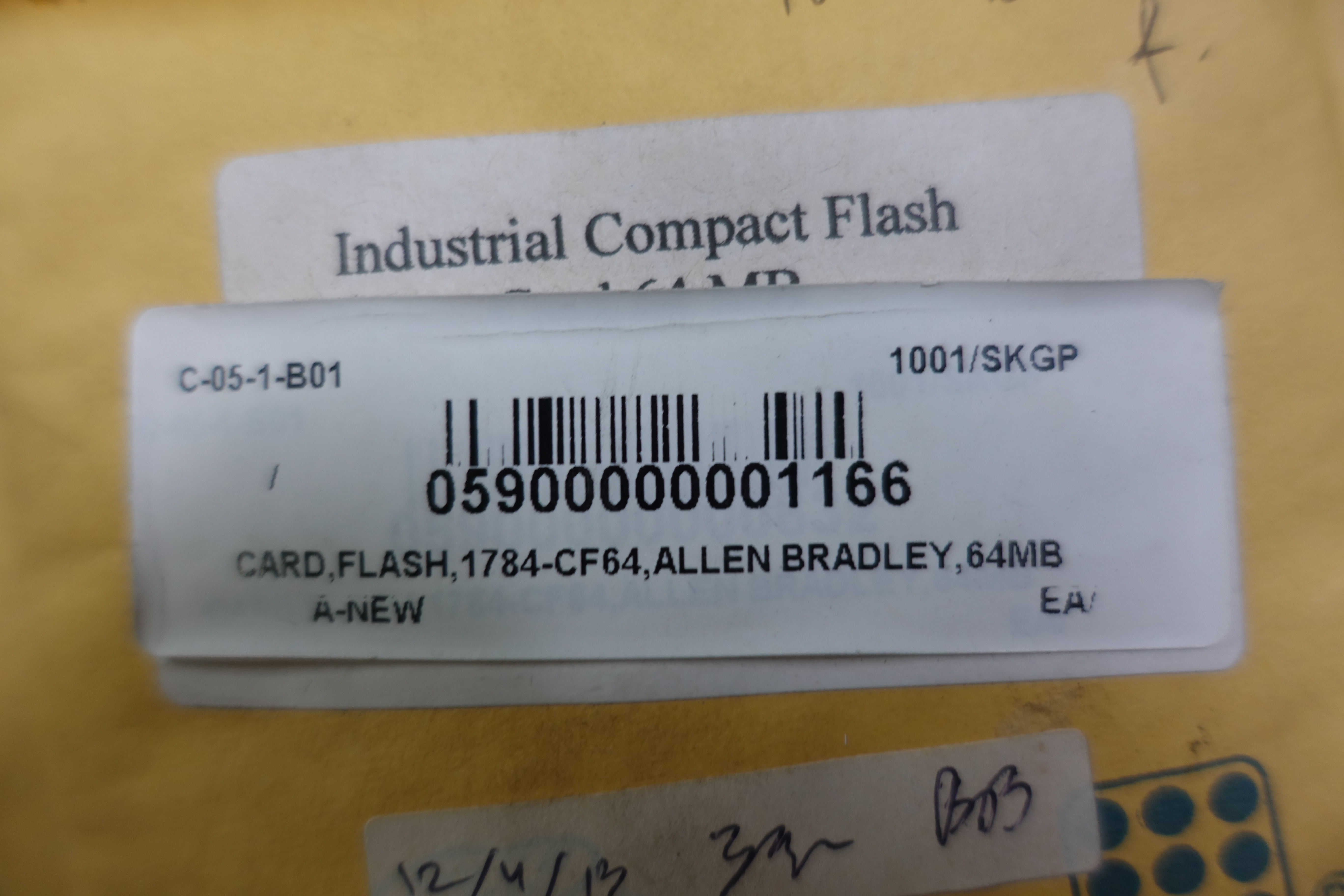CARD,FLASH,1784-CF64,ALLEN BRADLEY,64MB thumbnail