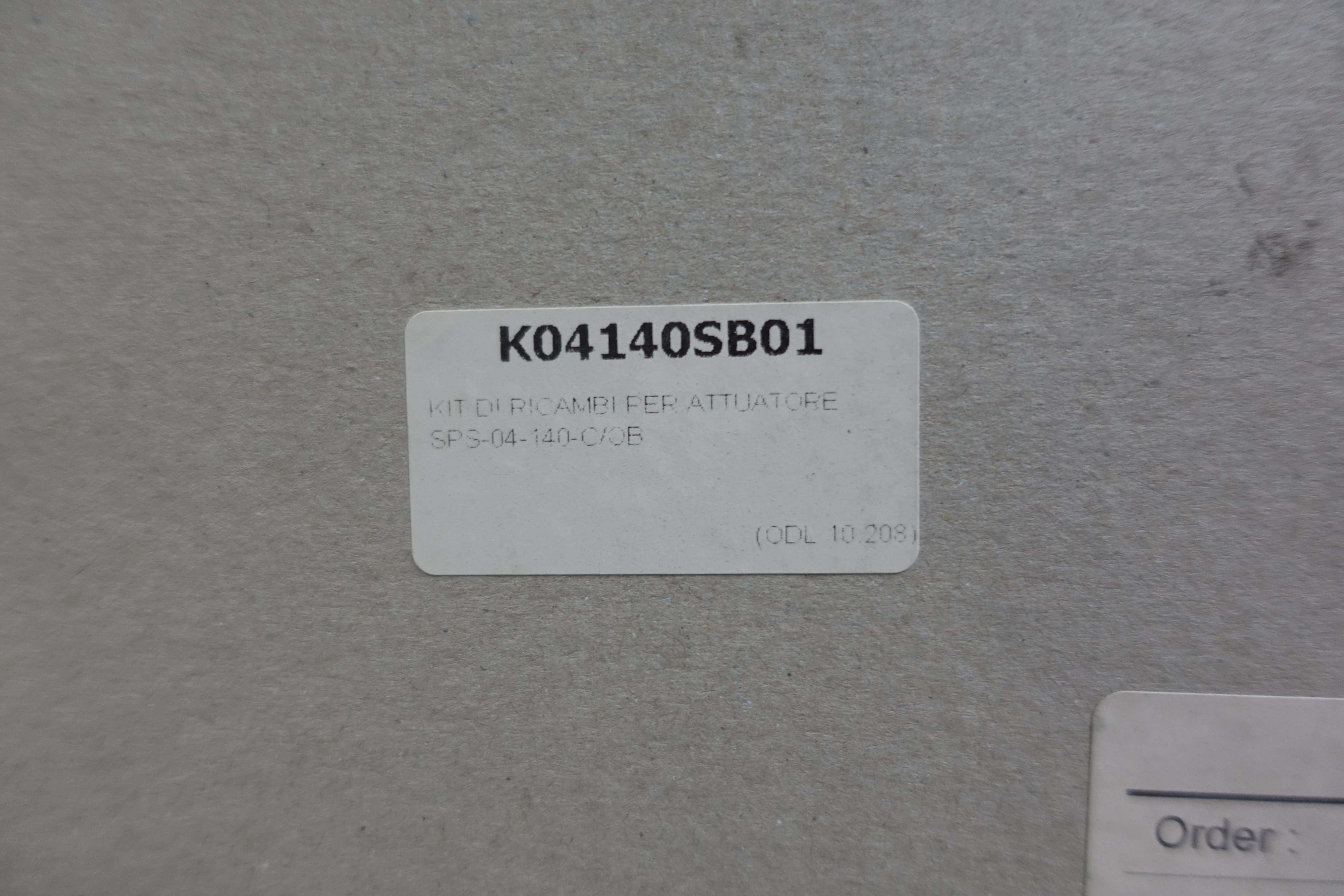 KIT,SPAREPART,K04140SB01 thumbnail