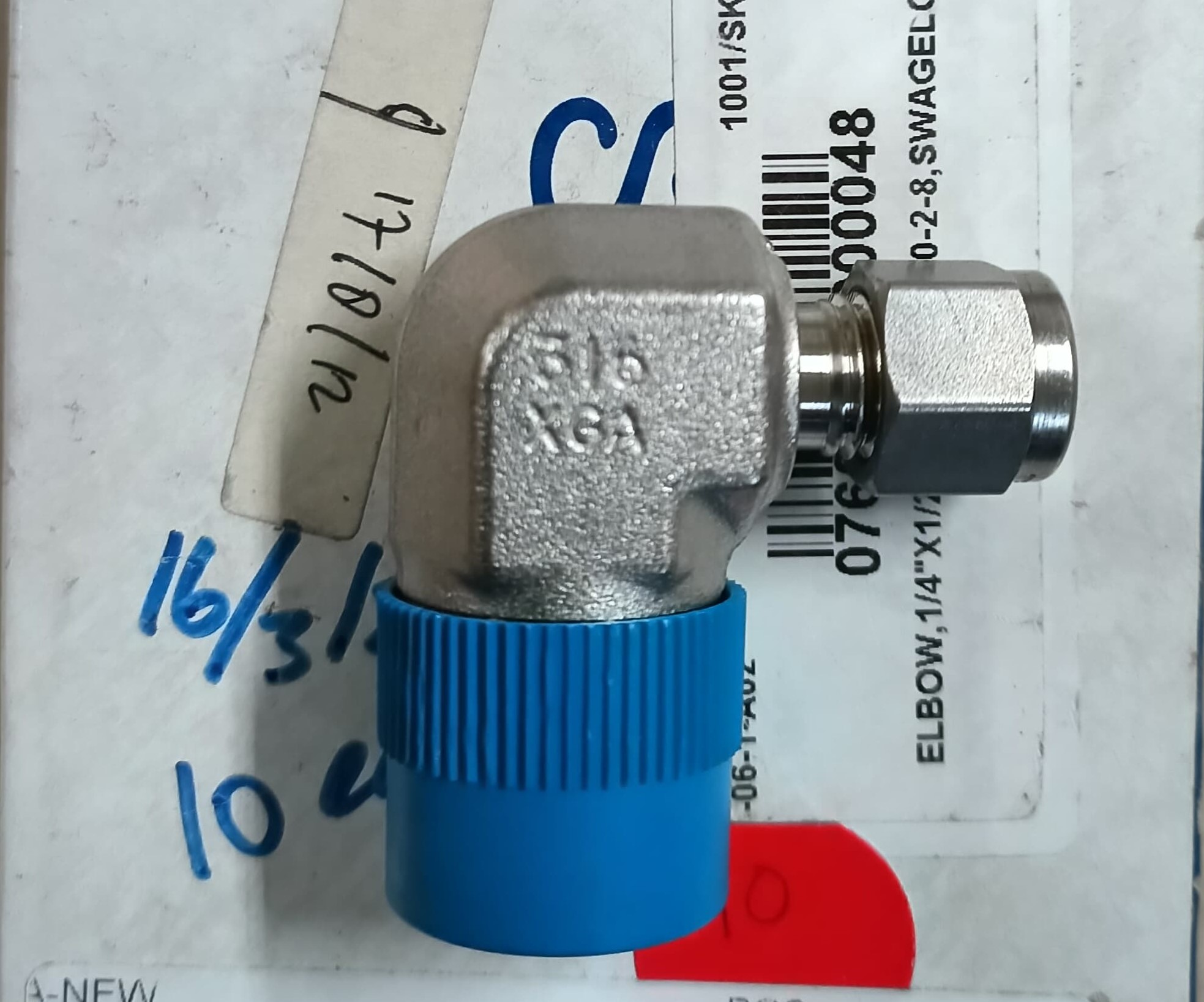 ELBOW,COMPR TYPE,90,SS316,1/2,7700PSI thumbnail