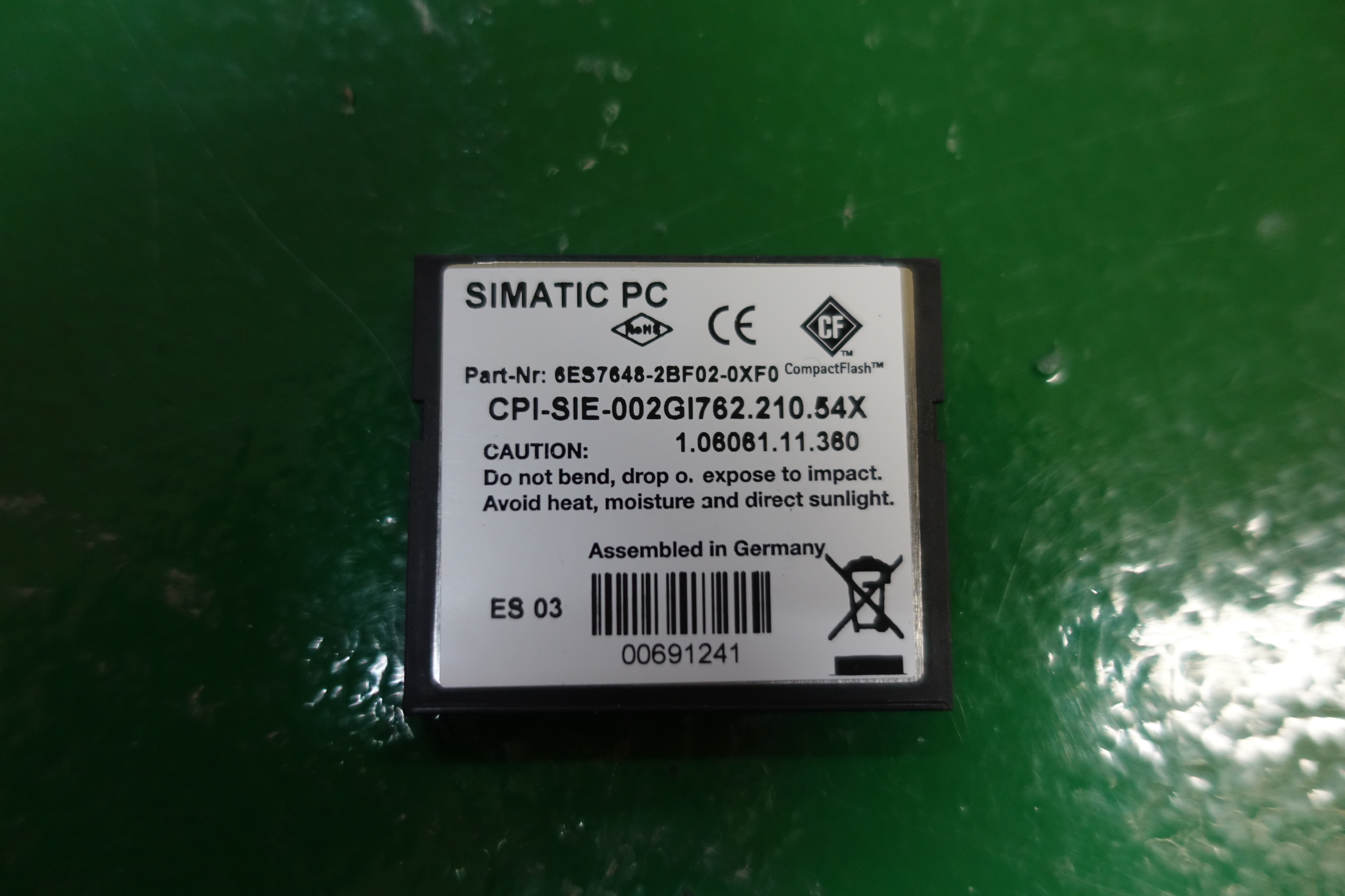 CARD,COMPACT FLASH,2GB,RVP-4-2025,BARTEC thumbnail