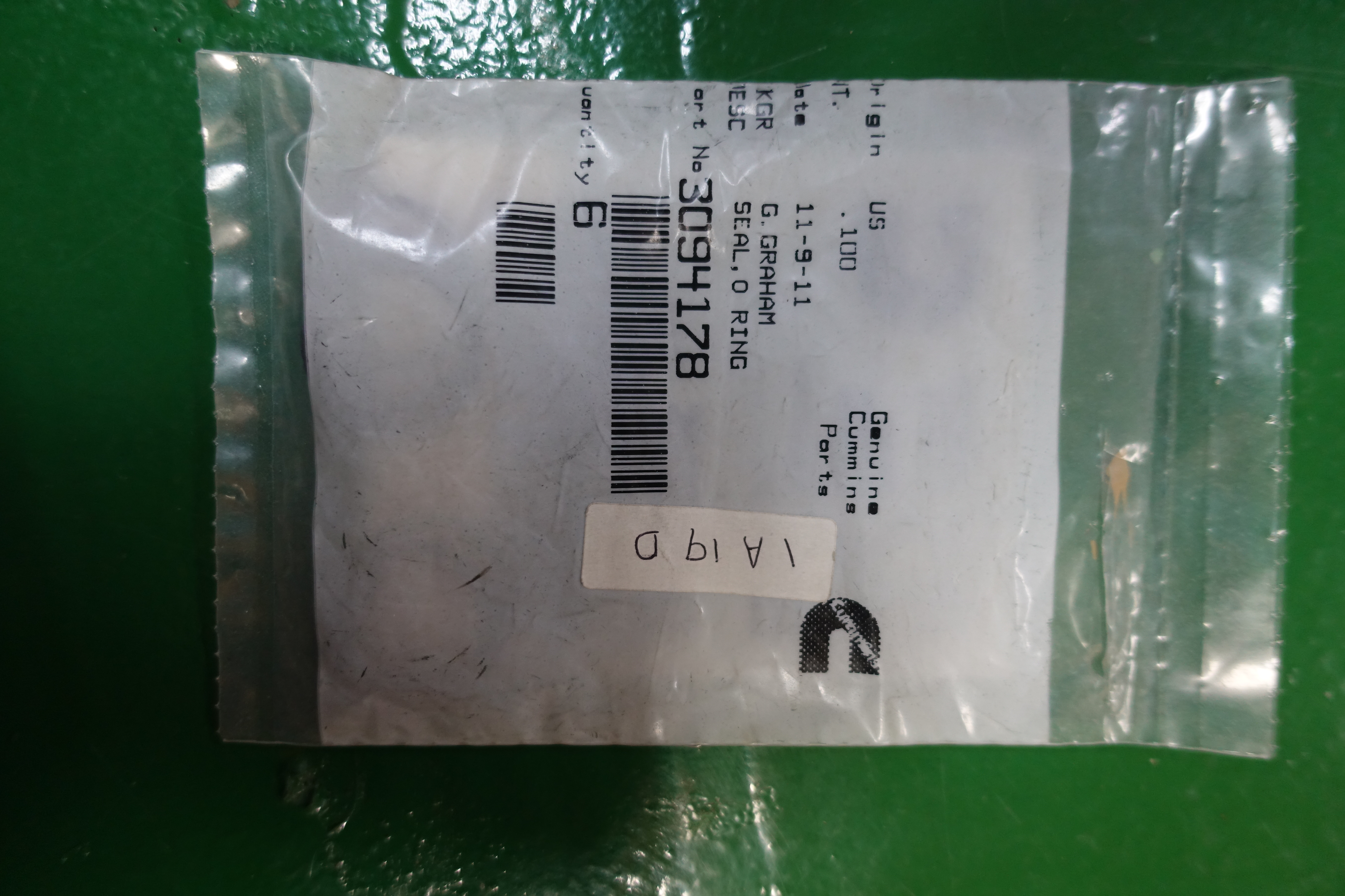 O-RING,SEAL,3094178,CUMMINS thumbnail