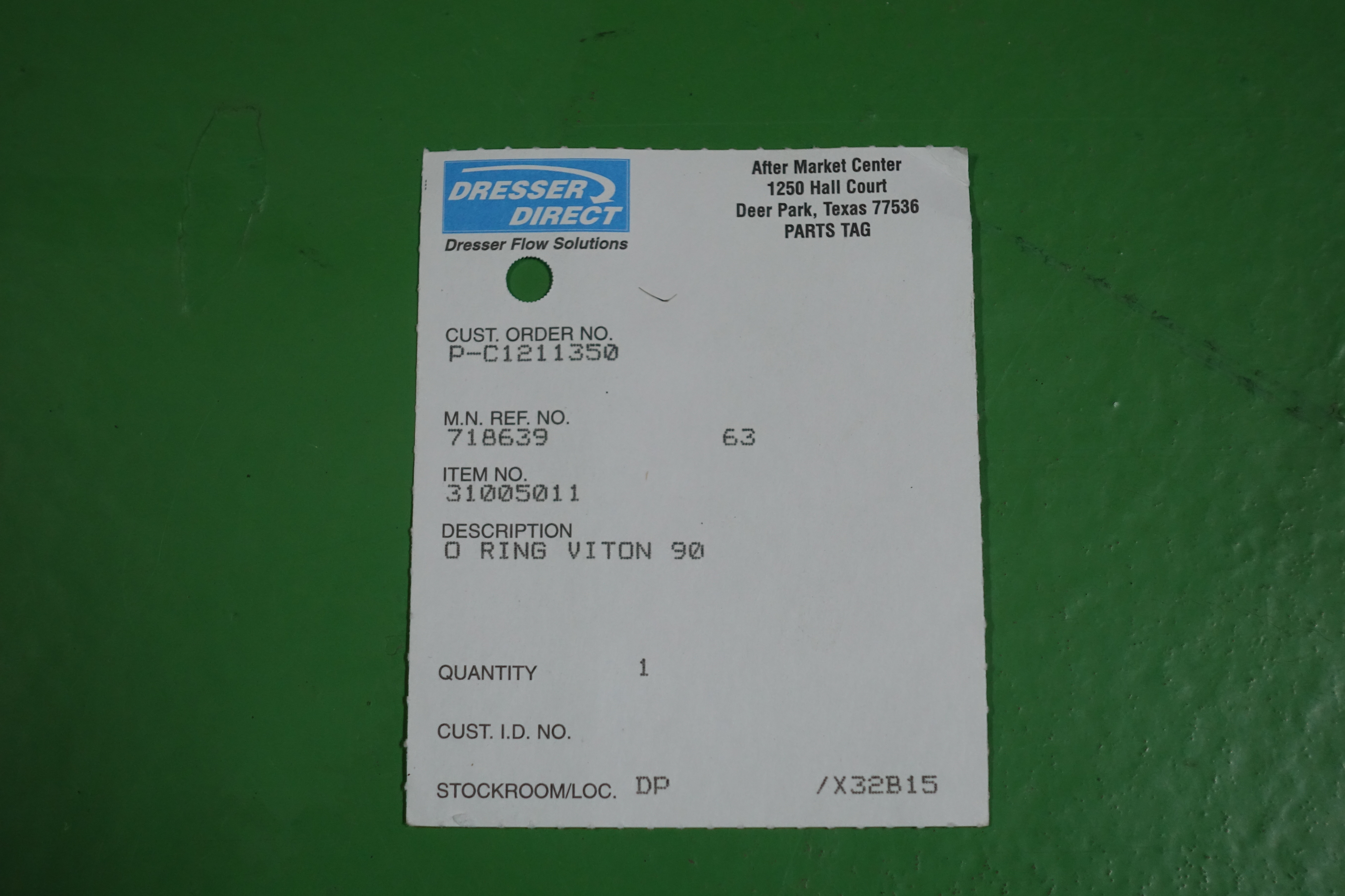 O-RING,31005011,DRESSER,VITON 90 thumbnail