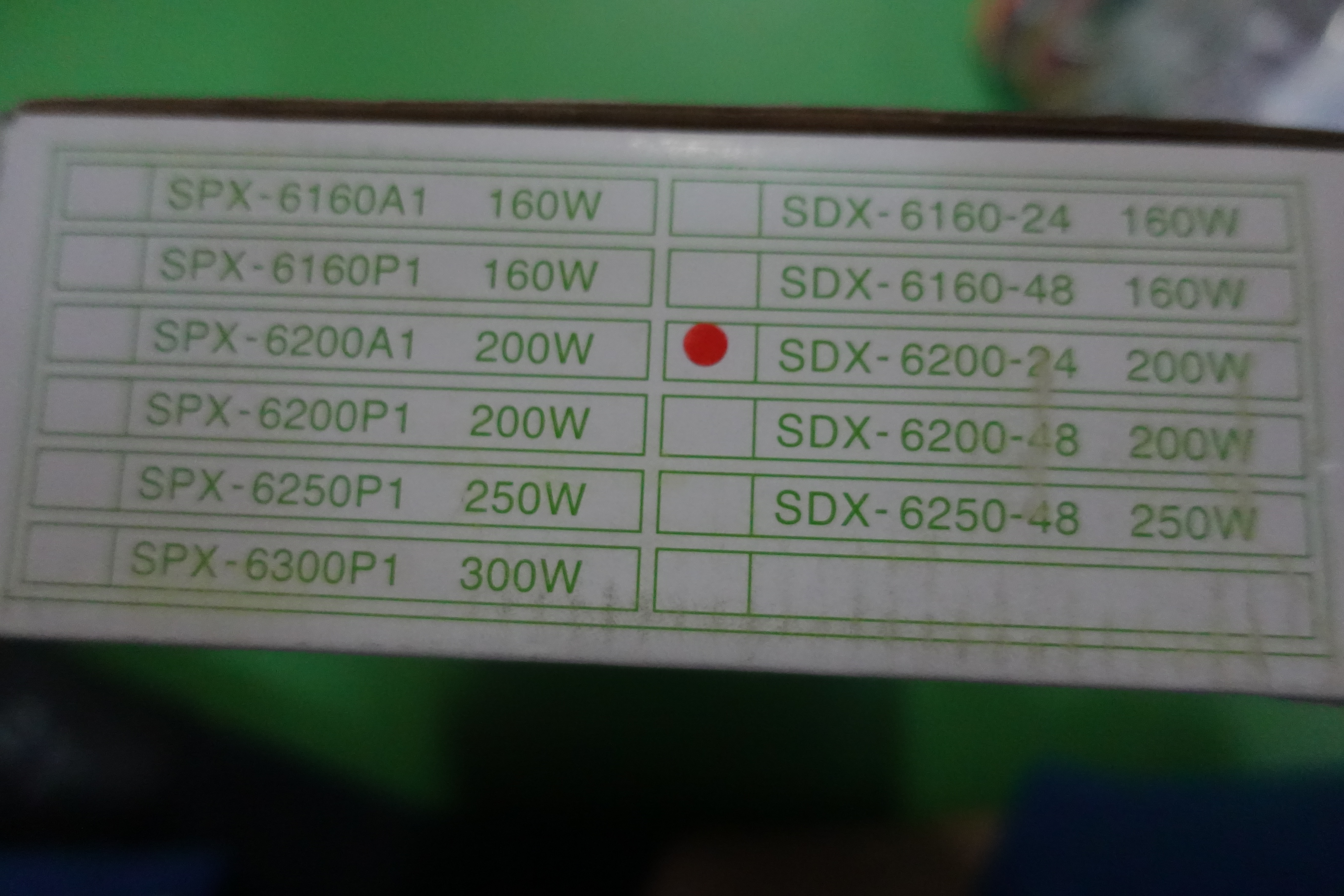 POWER SUPPLY,24VDC,16A,SDX-6200-24 thumbnail