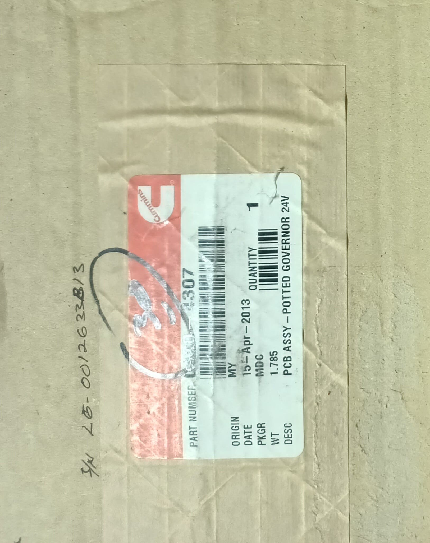 CARD,PCB,POTTED GOVERNOR,300-4307 thumbnail